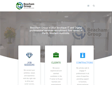 Tablet Screenshot of beachamgroup.com